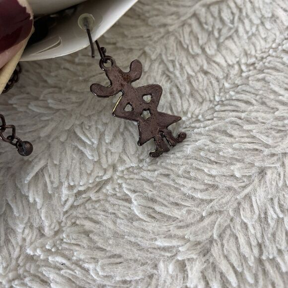 New Western Charm Metal Necklace Earring Set Cowgirl Country Guitar Boot - Picture 7 of 9